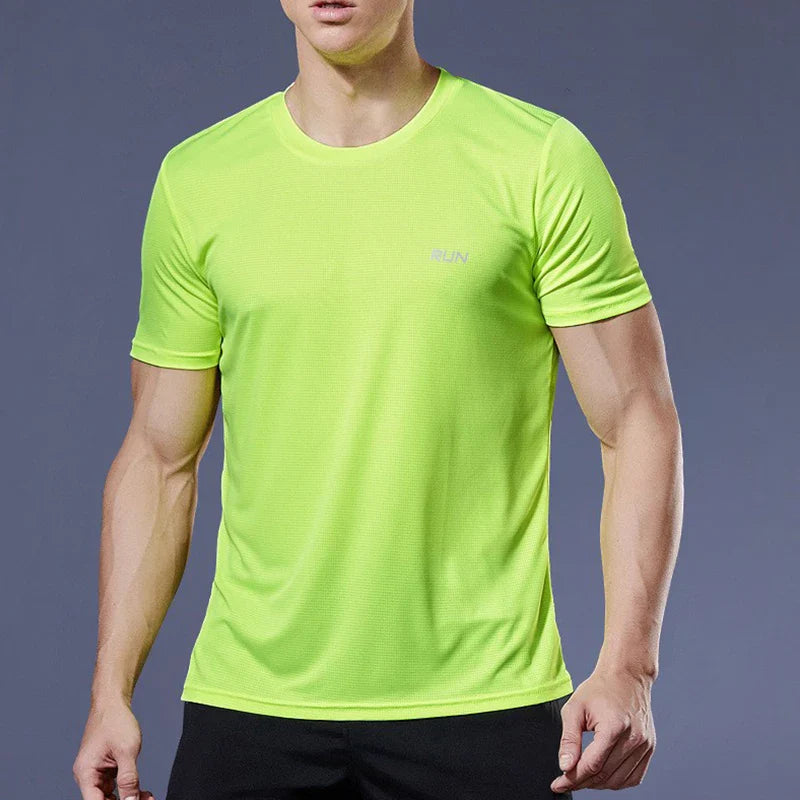 Men's Performance Running Tee Athletic Workout Shirt