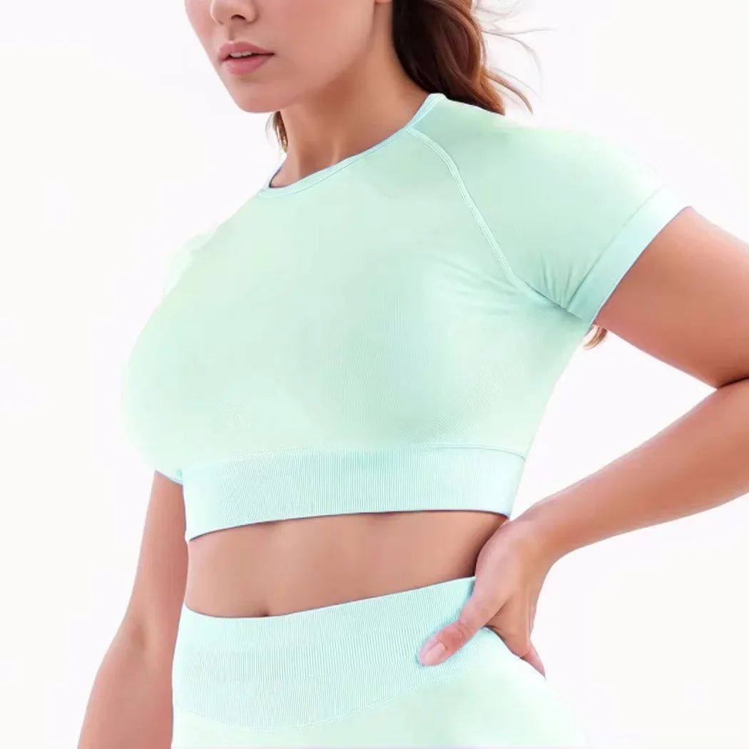 2 Piece Fitness Yoga Outfit Women Activewear Set