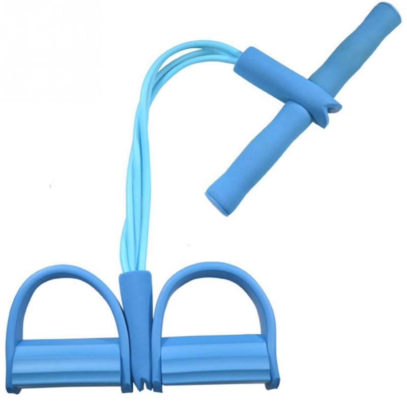 Latex Foot Pedal Resistance Pull Rope Trainer