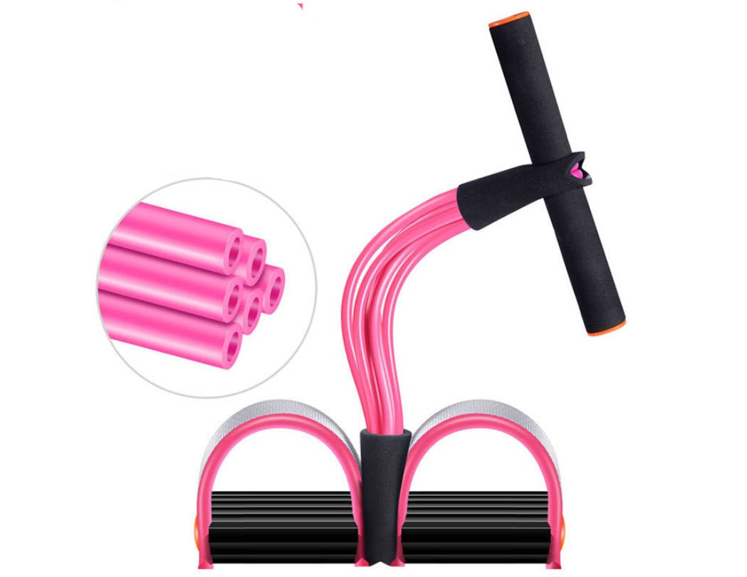 Latex Foot Pedal Resistance Pull Rope Trainer