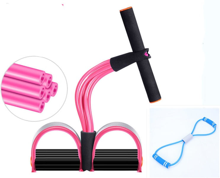 Latex Foot Pedal Resistance Pull Rope Trainer
