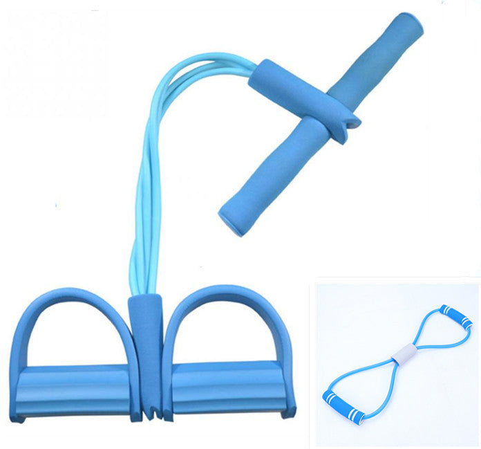 Latex Foot Pedal Resistance Pull Rope Trainer