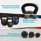 3 Piece 5 10 15lb Kettlebell Weight Set