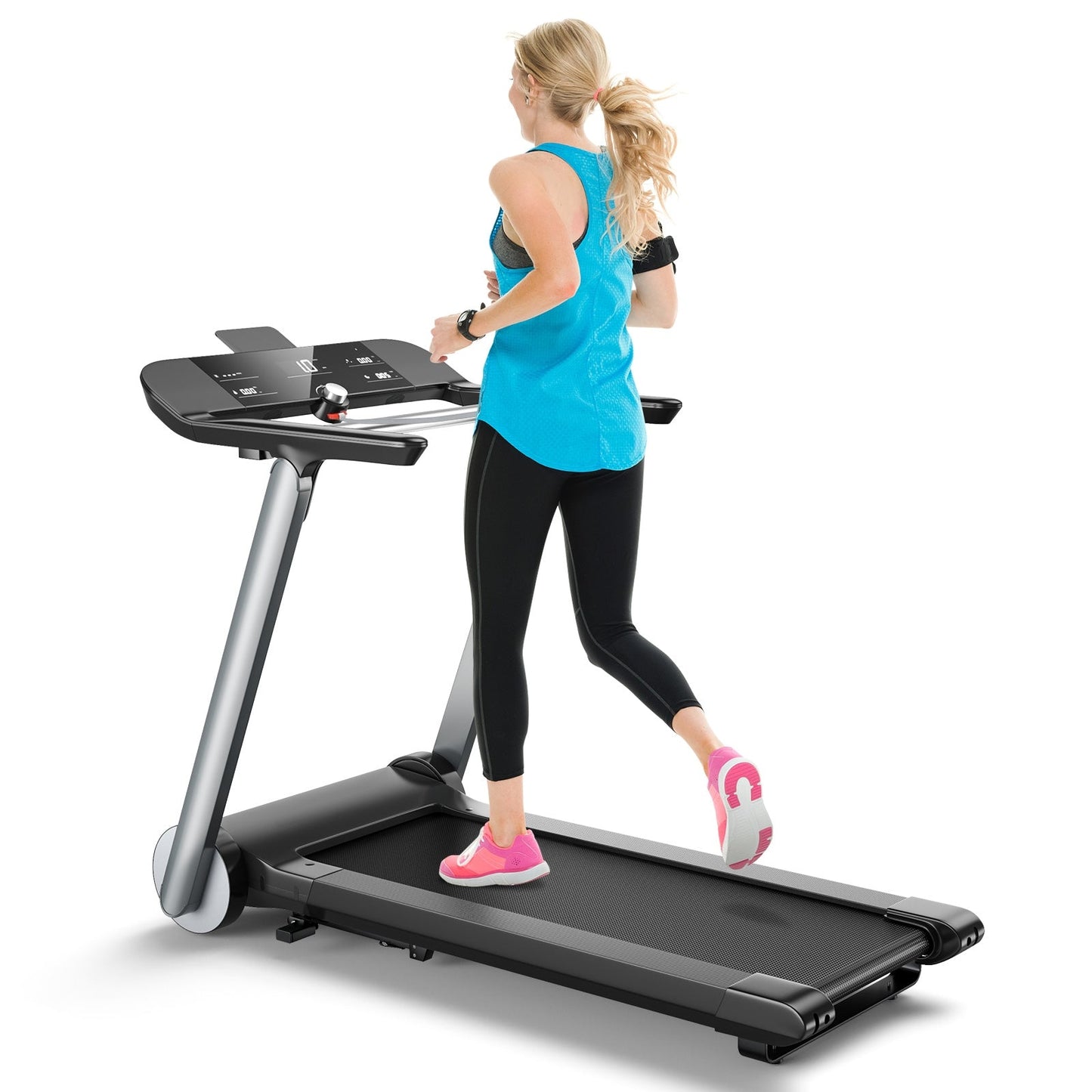 Italian Folding Treadmill With Heart Rate Belt