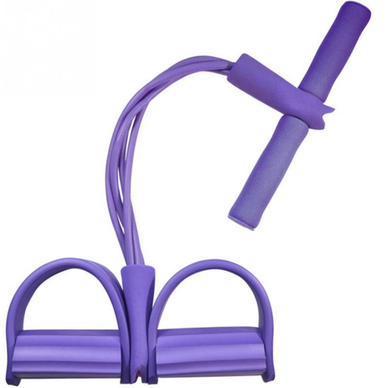 Latex Foot Pedal Resistance Pull Rope Trainer