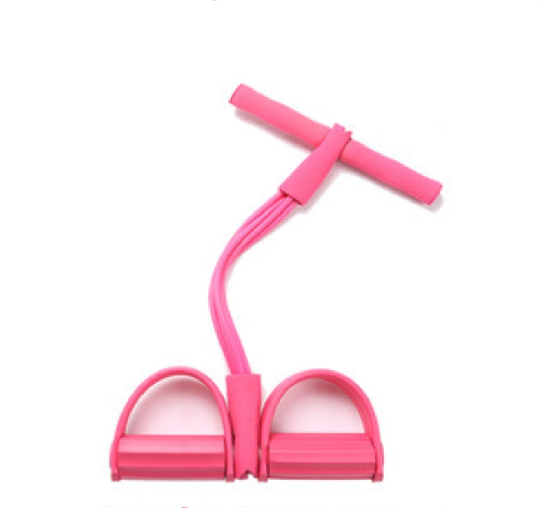 Latex Foot Pedal Resistance Pull Rope Trainer