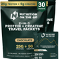 Whey Protein Isolate With Creatine Single Serve Packets