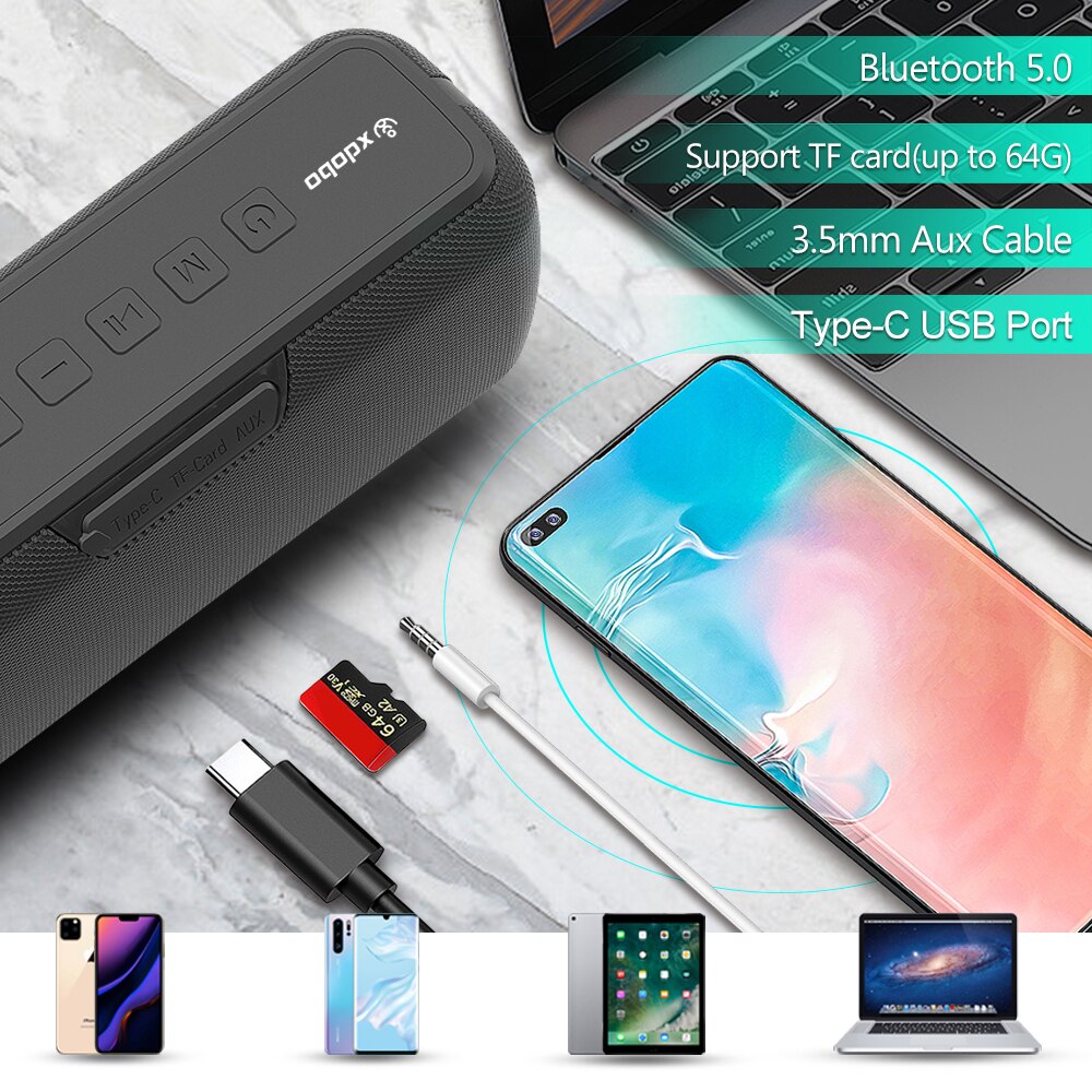 Waterproof Bluetooth Bass Speaker
