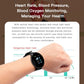 Bluetooth Round Smartwatch Blood Pressure Sport Tracker