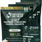 Whey Protein Isolate With Creatine Single Serve Packets