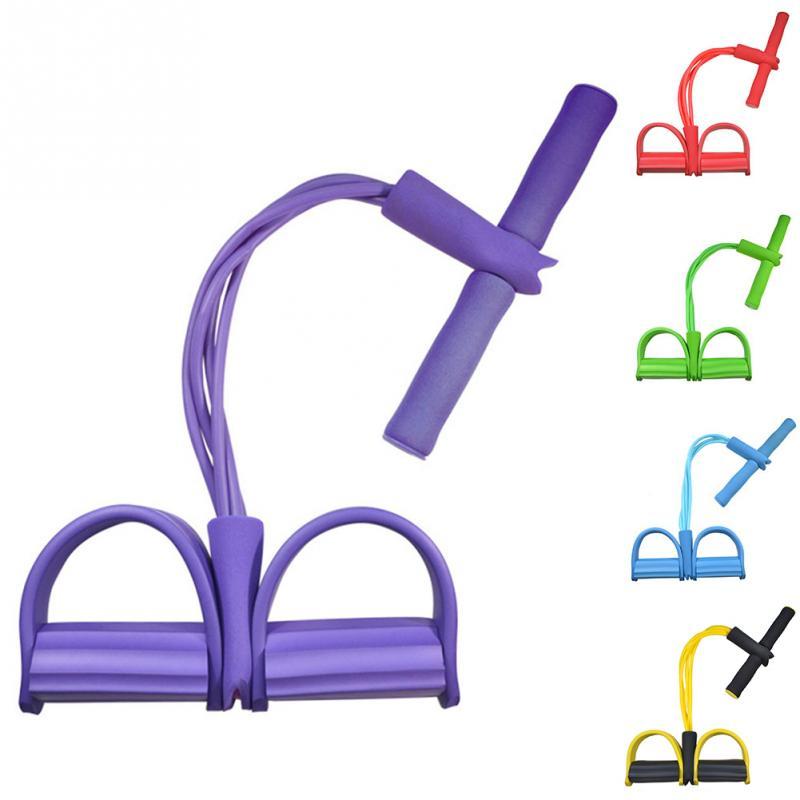Latex Foot Pedal Resistance Pull Rope Trainer