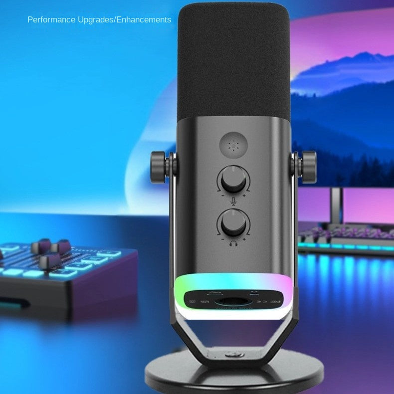 Condenser Microphone Live Streaming Karaoke Recording Mic