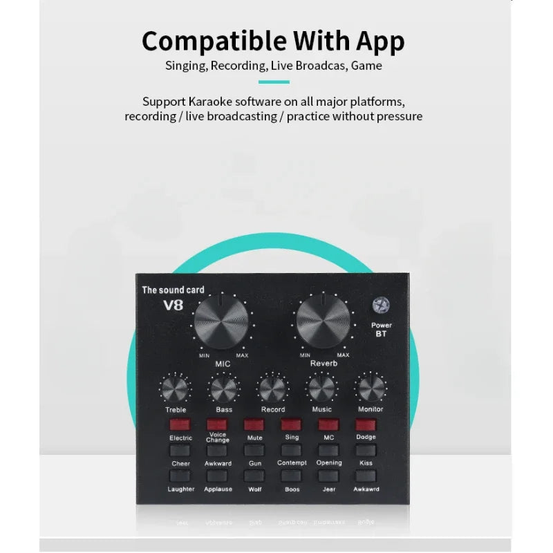 Professional Sound Card Audio Interface Studio