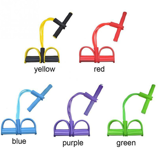 Latex Foot Pedal Resistance Pull Rope Trainer