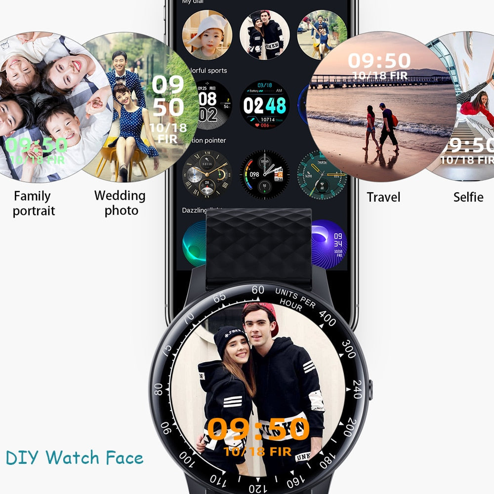 Smartwatch Fitness Tracker Heart Rate Monitor Android iOS