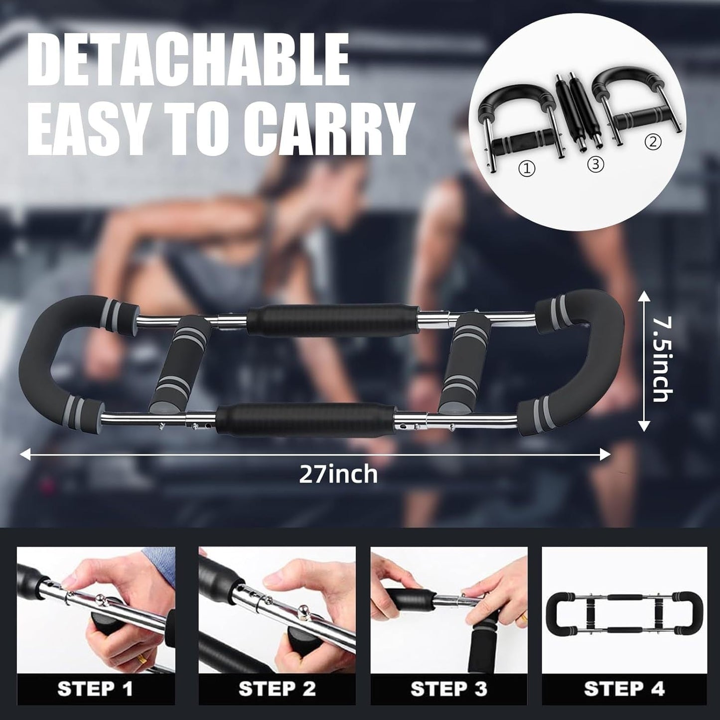 Adjustable U-Shaped Arm Chest Strength Training Equipment