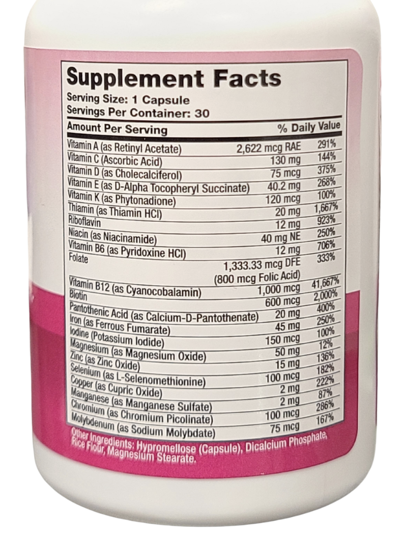 Bariatric One A Day Daily Multivitamin Supplement