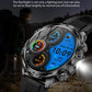 AK75 Smartwatch Flashlight Outdoor Fitness Tracker BT Calling