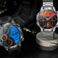 AK75 Smartwatch Flashlight Outdoor Fitness Tracker BT Calling