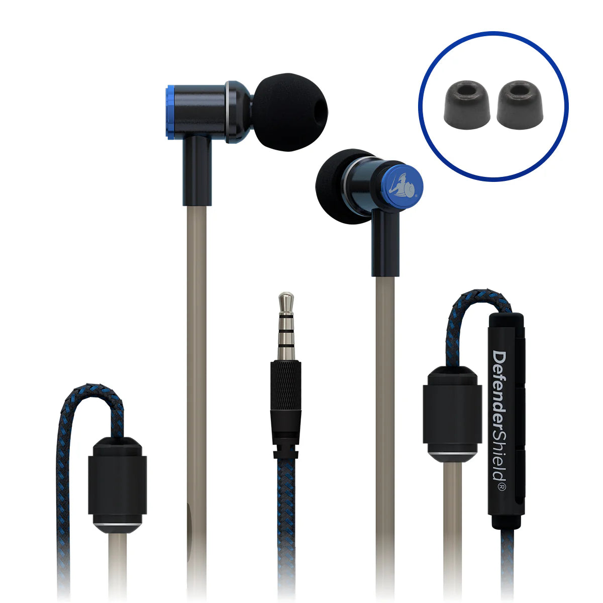 Radiation Free Air Tube Stereo Earbuds
