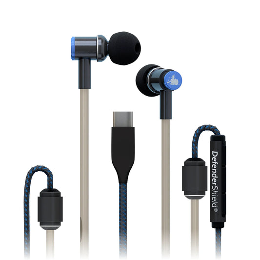 Radiation Free Air Tube Stereo Earbuds