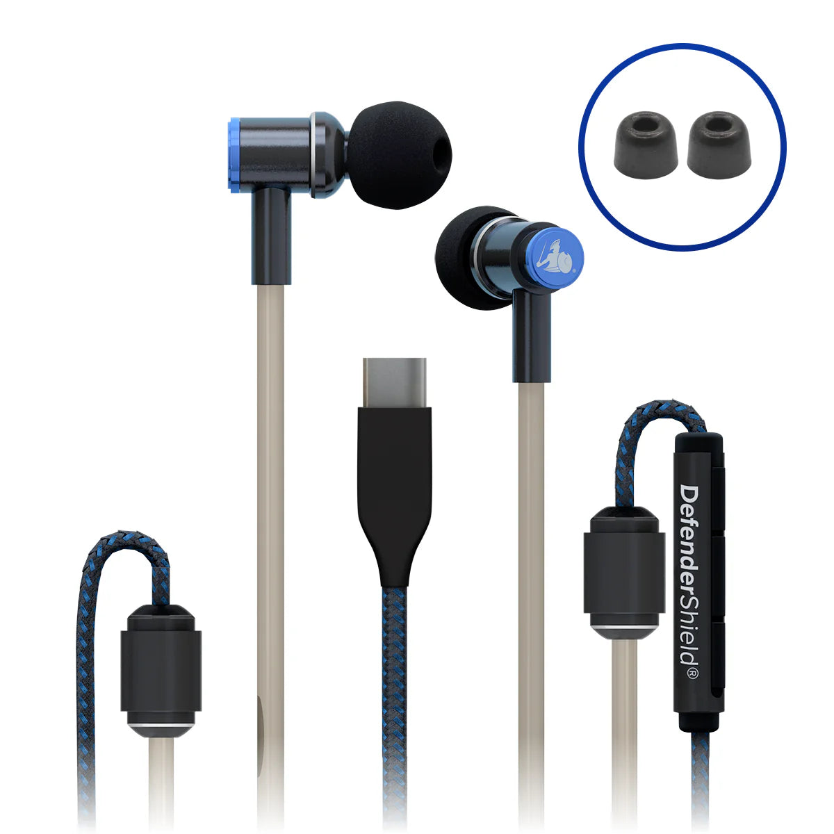 Radiation Free Air Tube Stereo Earbuds