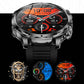AK75 Smartwatch Flashlight Outdoor Fitness Tracker BT Calling
