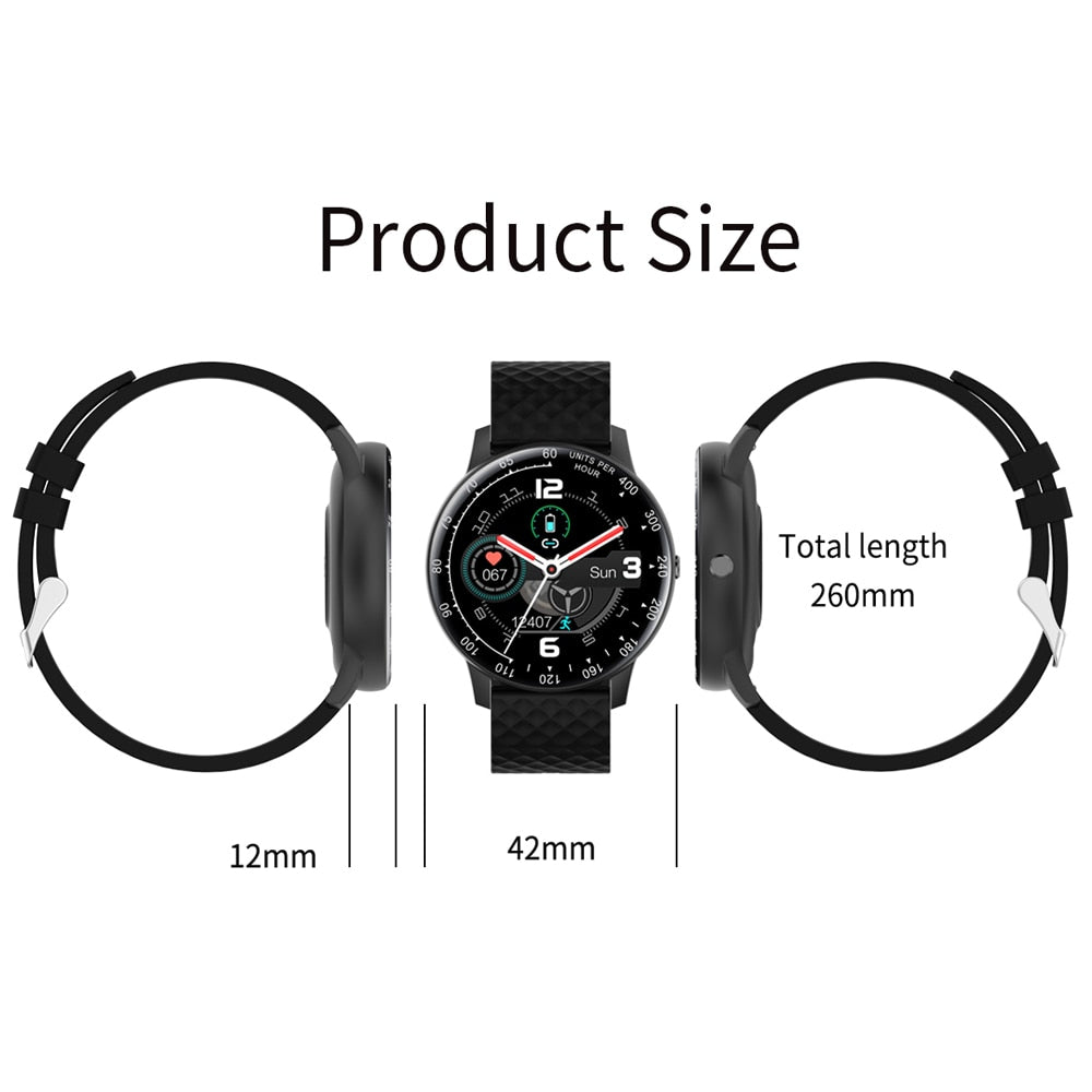 Smartwatch Fitness Tracker Heart Rate Monitor Android iOS