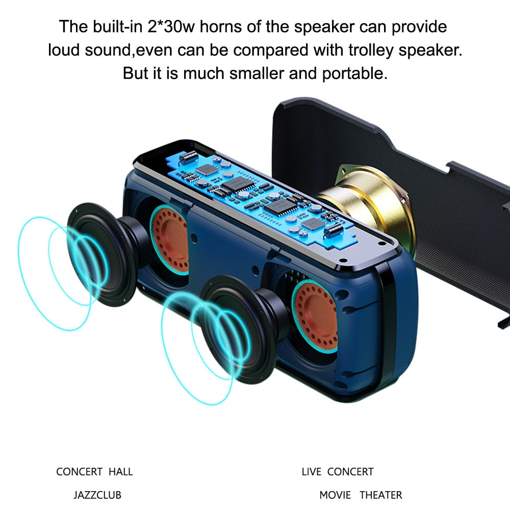 Waterproof Bluetooth Bass Speaker