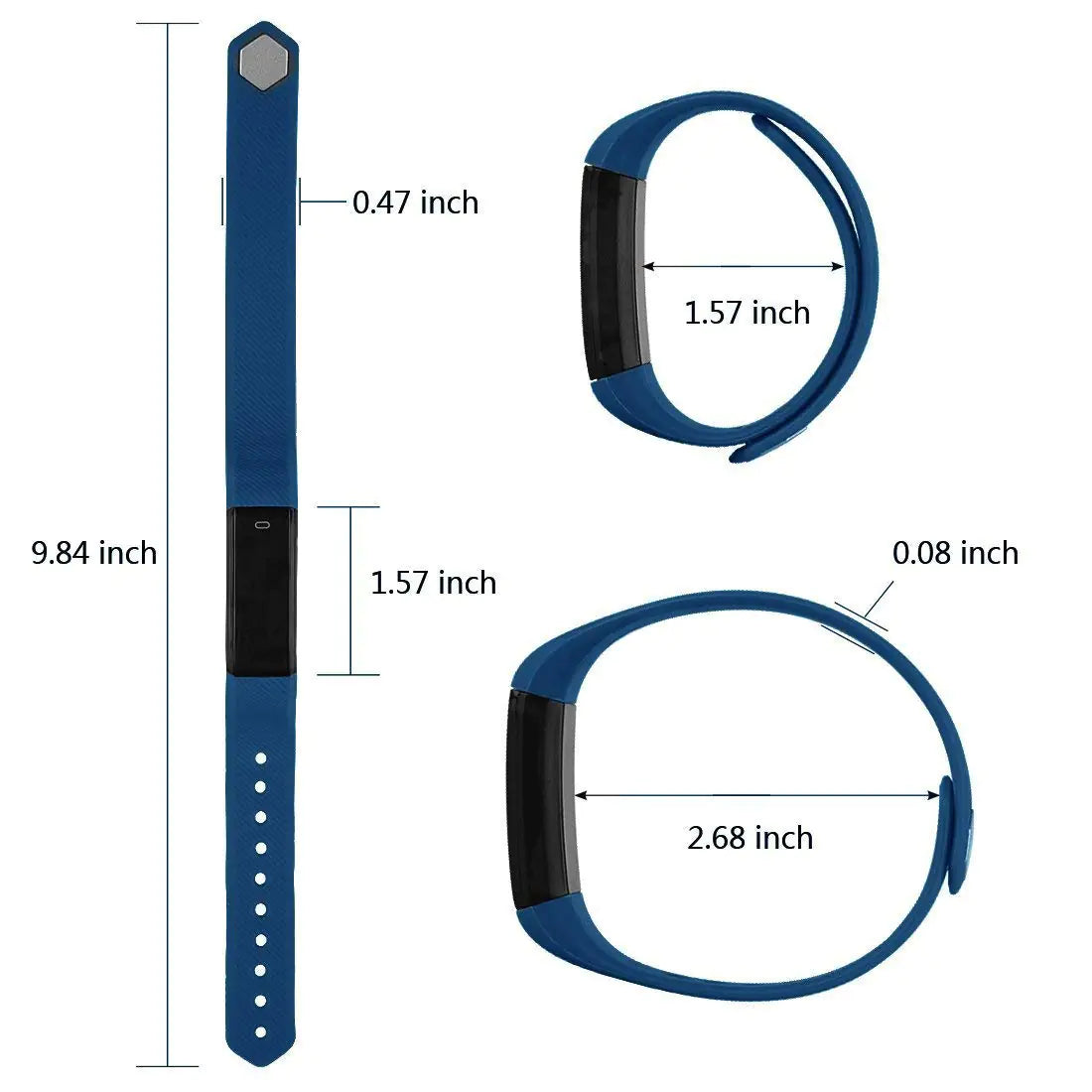 SmartFit Slim Activity Tracker Smart Watch With Band