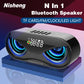 Owl Design Bluetooth LED Speaker Alarm Clock