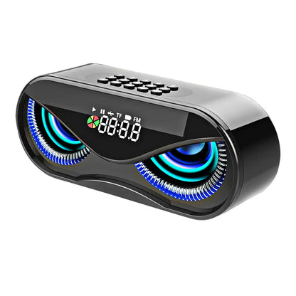 Owl Design Bluetooth LED Speaker Alarm Clock