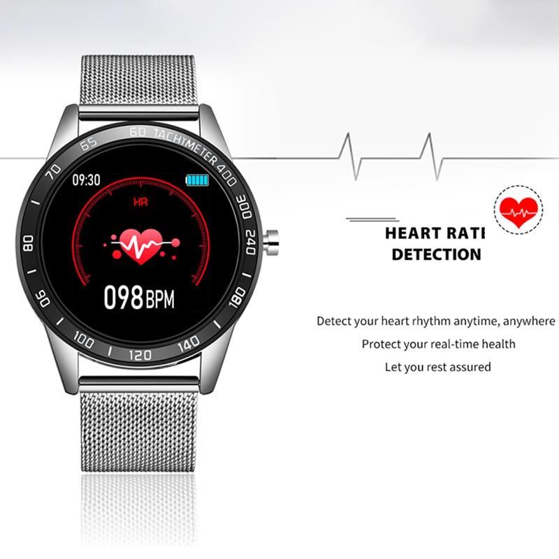 Luxury LED Smartwatch Heart Rate Fitness Tracker