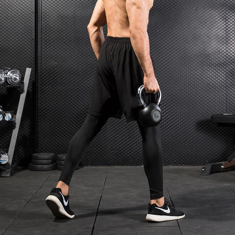 Men's Compression Tights Fitness Training Athletic Wear