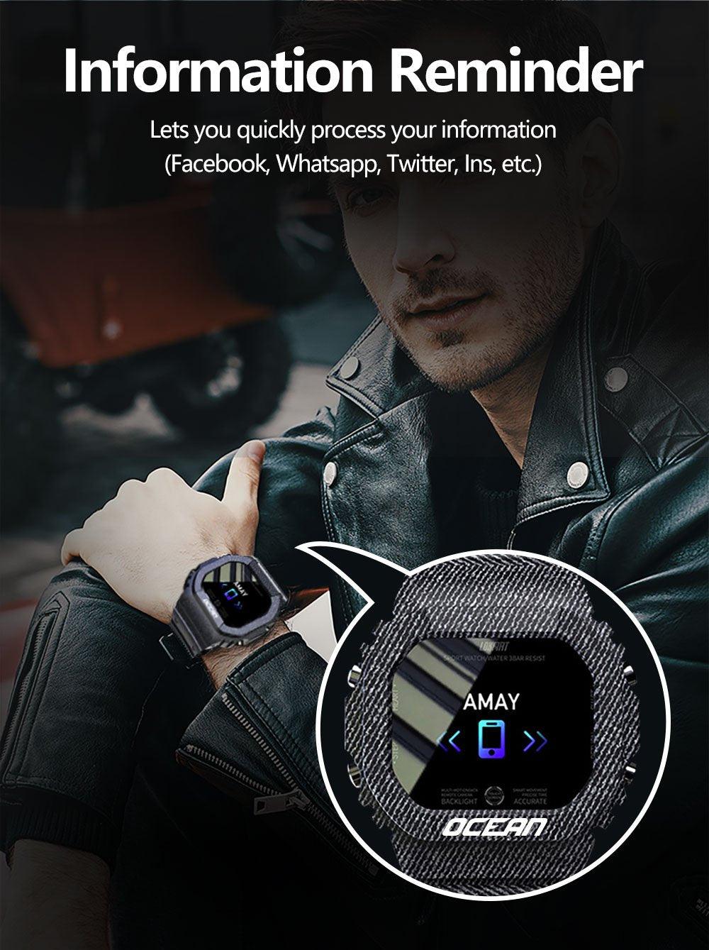 Ocean Army Smart Watch For Men and Woman