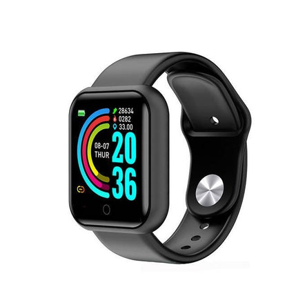 Y68 Waterproof Bluetooth Fitness Tracker Smartwatch Men