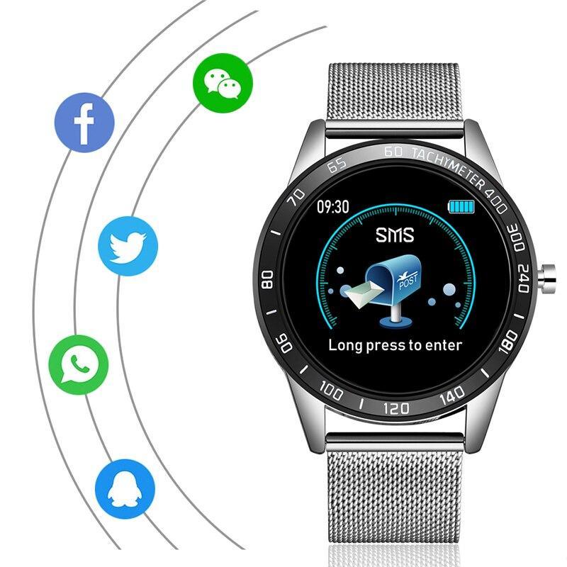 Luxury LED Smartwatch Heart Rate Fitness Tracker