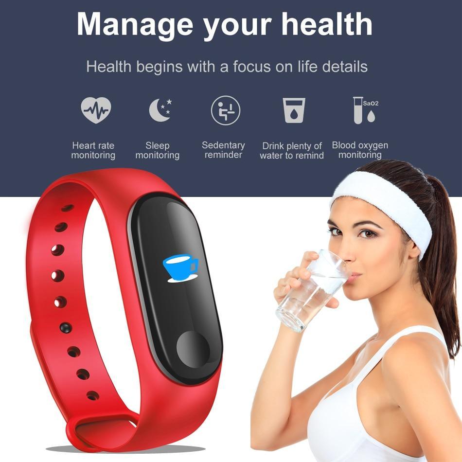 Bluetooth Sport Smartwatch Fitness Tracker Android iOS