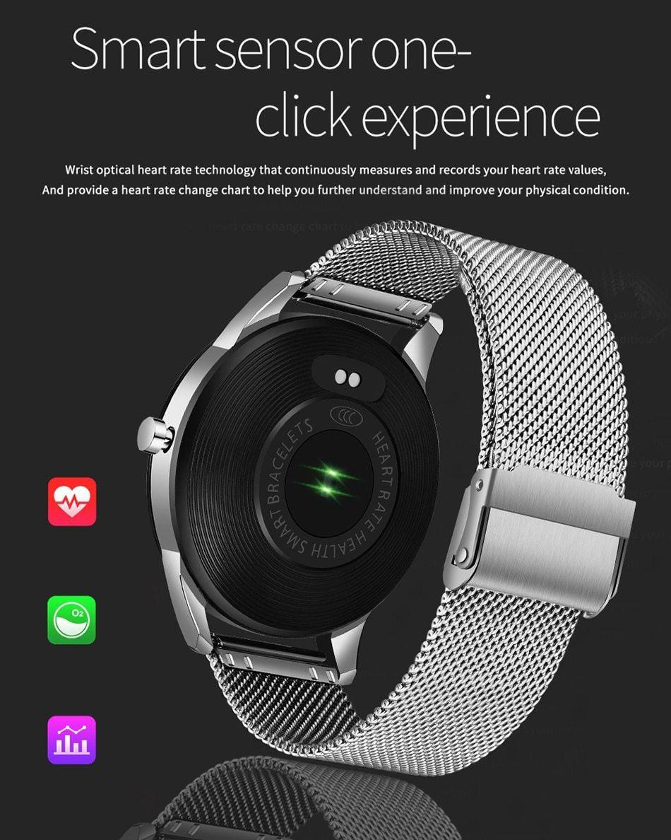 Luxury LED Smartwatch Heart Rate Fitness Tracker
