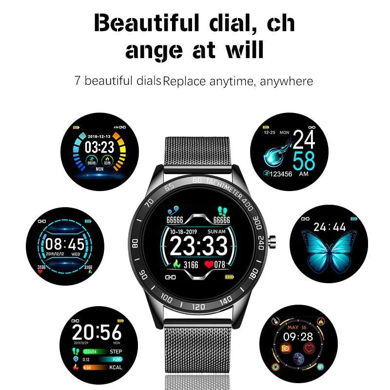 Luxury LED Smartwatch Heart Rate Fitness Tracker