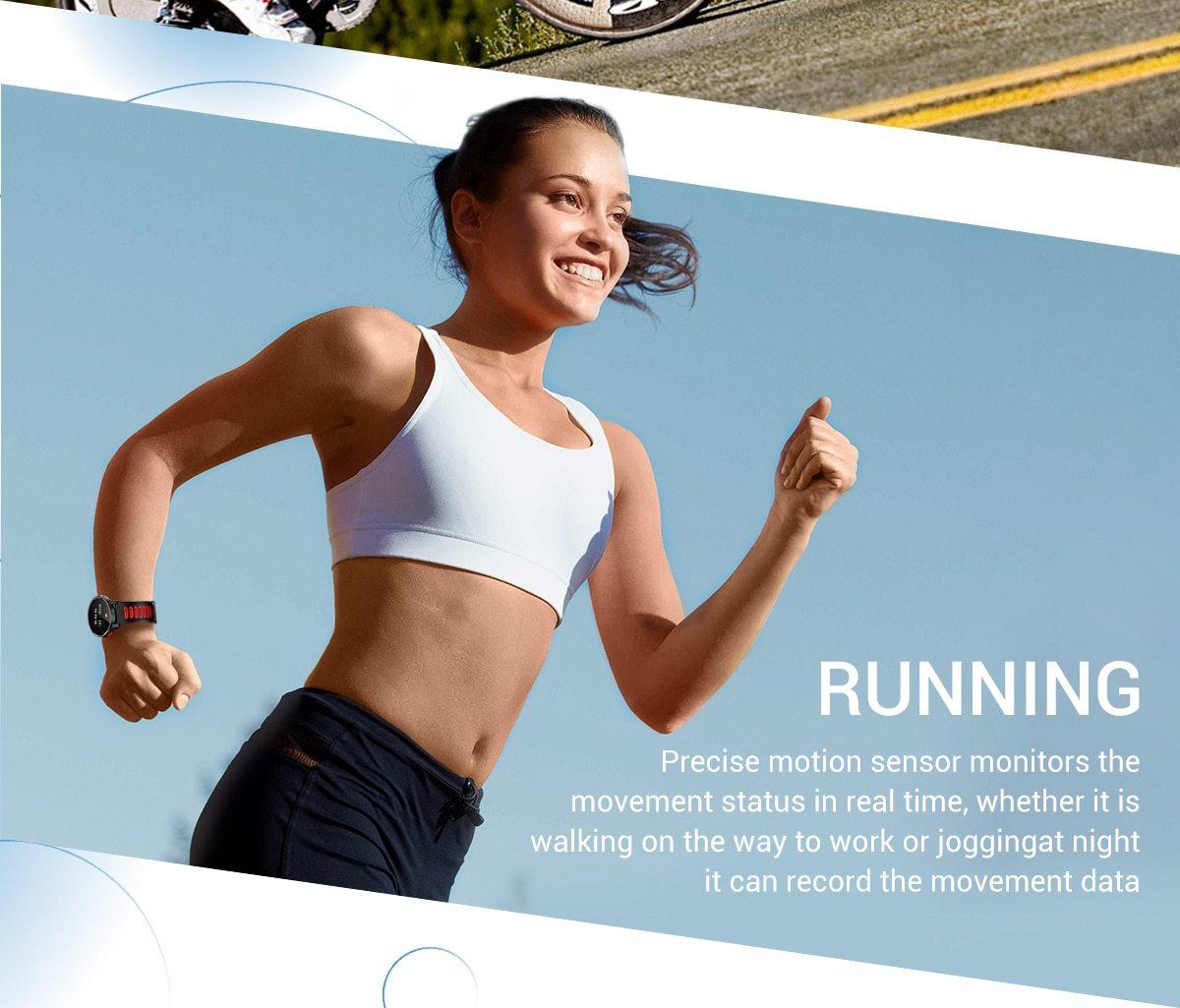 Professional IP68 Waterproof Bluetooth Fitness Smartwatch Tracker