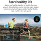 Professional IP68 Waterproof Bluetooth Fitness Smartwatch Tracker