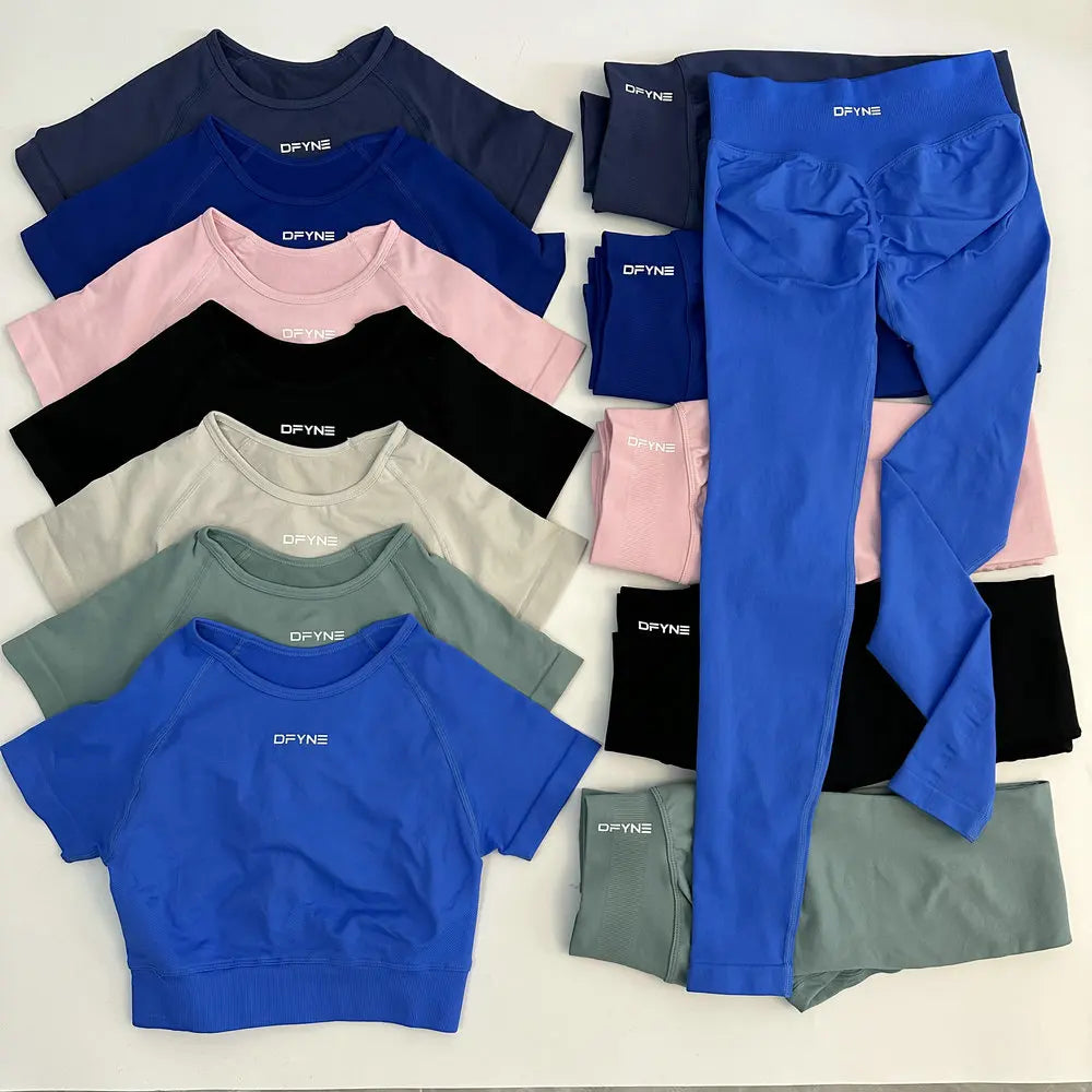 2 Piece Fitness Yoga Outfit Women Activewear Set