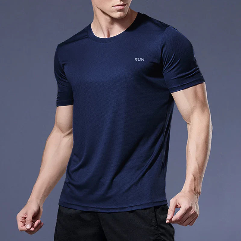 Men's Performance Running Tee Athletic Workout Shirt