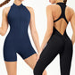 Women Stylish Functional Fitness Jumpsuit Activewear Outfit