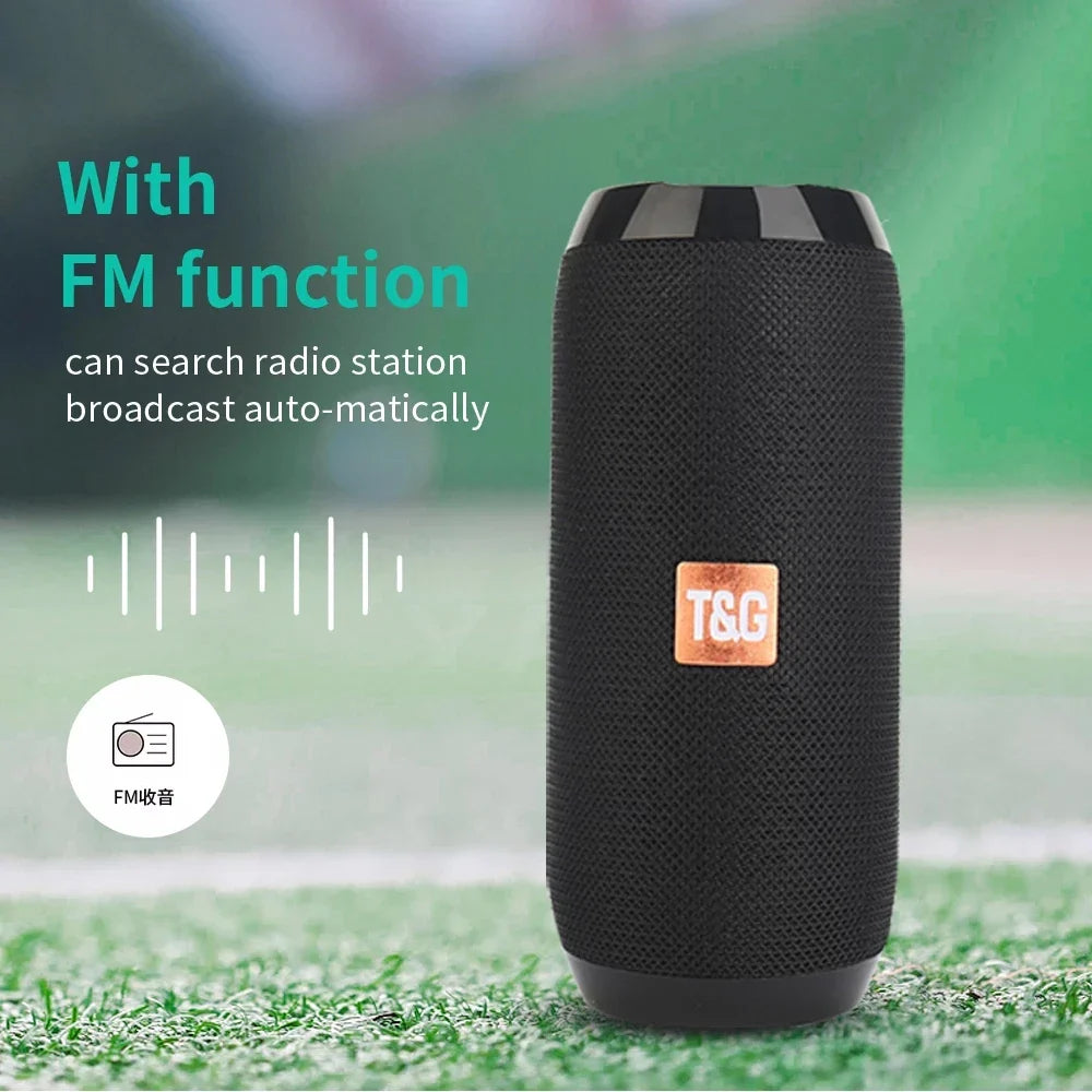 Portable Bluetooth Speaker FM Radio Subwoofer Sound Box