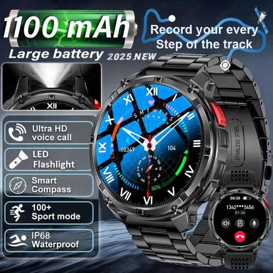 T-Rex3 Pro GPS Military Sports Smartwatch Men