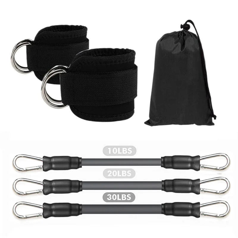 Ankle Resistance Bands Set Fitness Workout Equipment