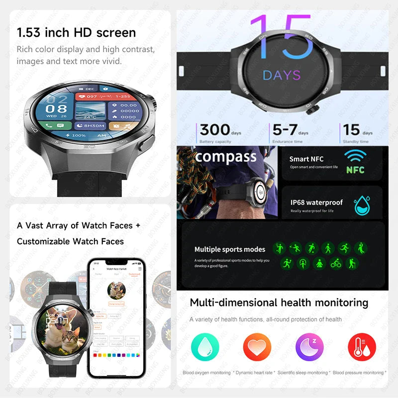 Watch 5 MAX GPS Bluetooth Smartwatch
