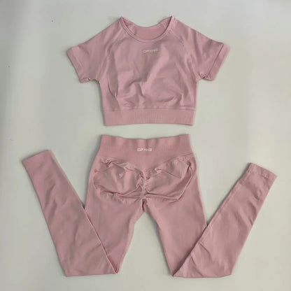 2 Piece Fitness Yoga Outfit Women Activewear Set
